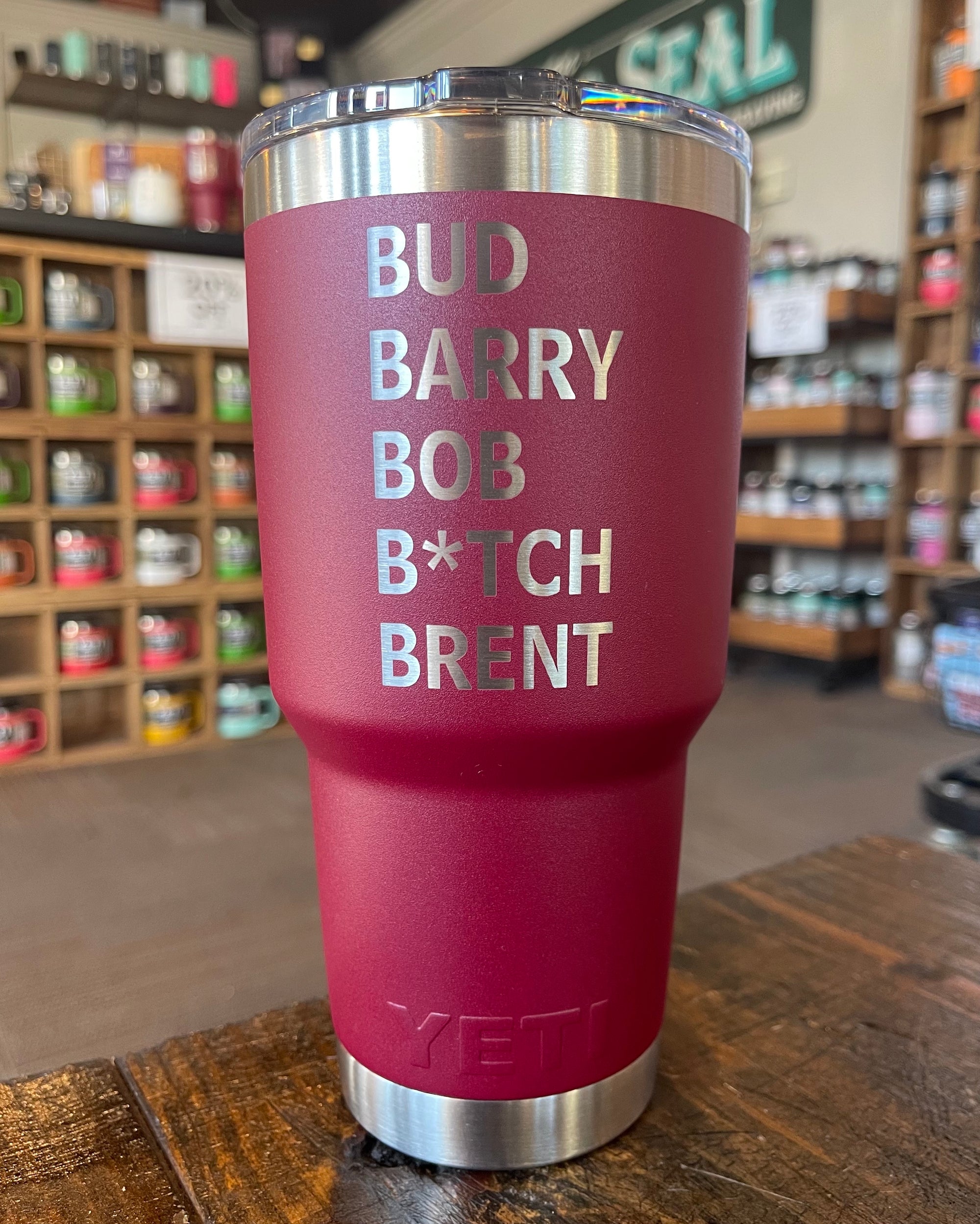 Laser Engraved Authentic Yeti Rambler - Coaches! - ImpressMeGifts