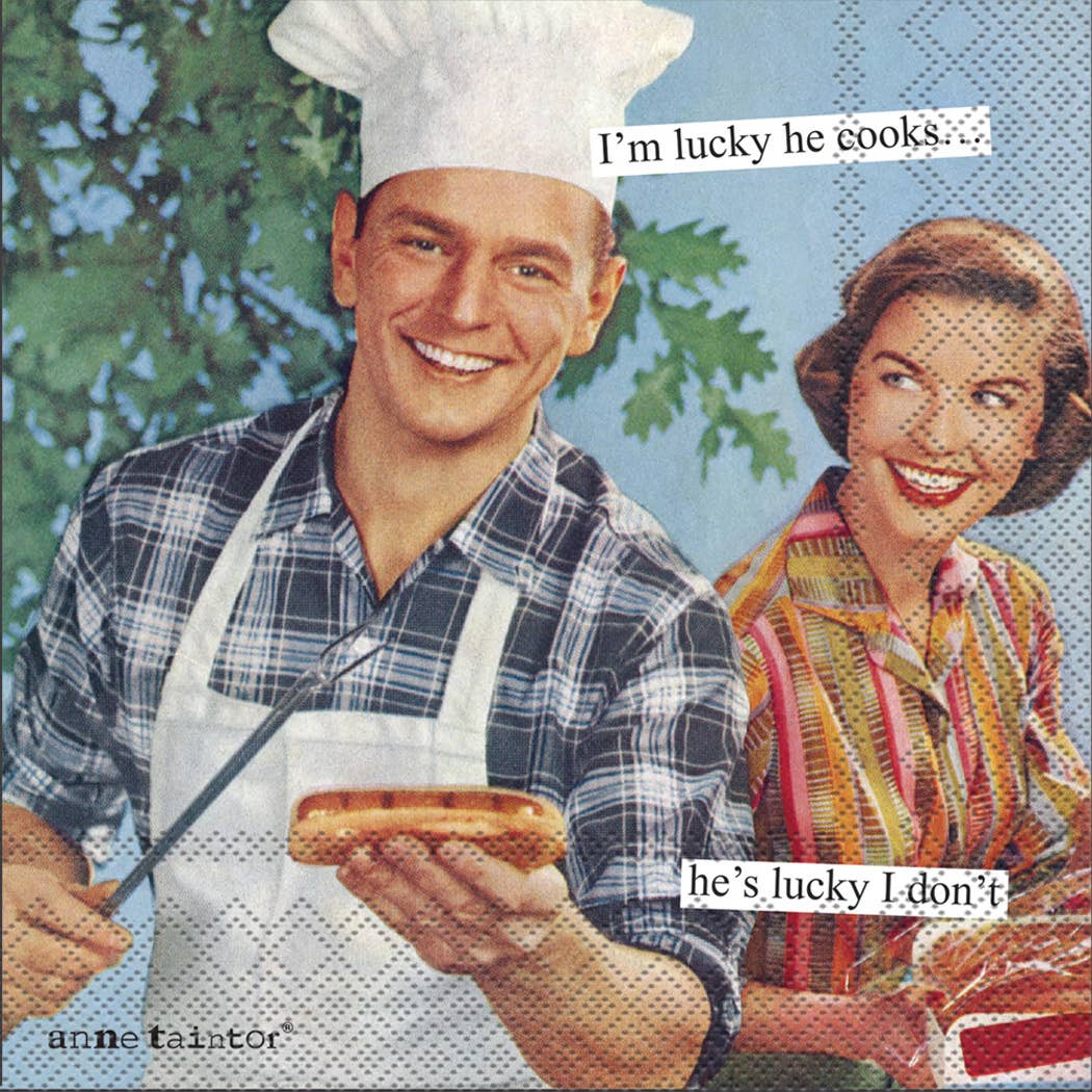 Anne Taintor Lucky Cocktail Napkin