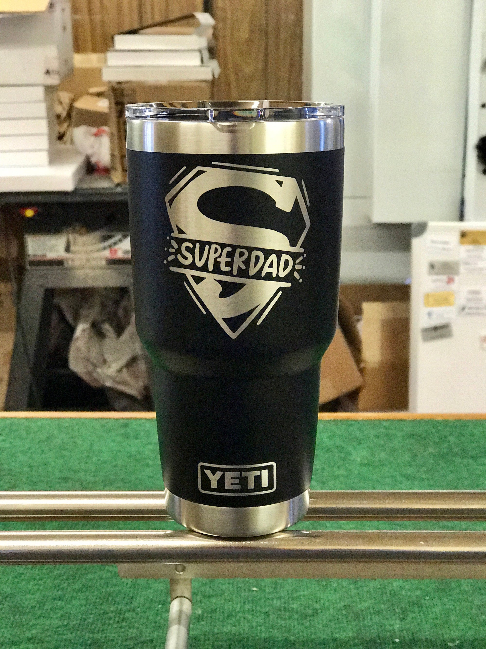 Laser Engraved Authentic YETI Rambler - SUPERDAD - ImpressMeGifts