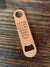 Wood & Metal Bottle Opener - Being Married - ImpressMeGifts
