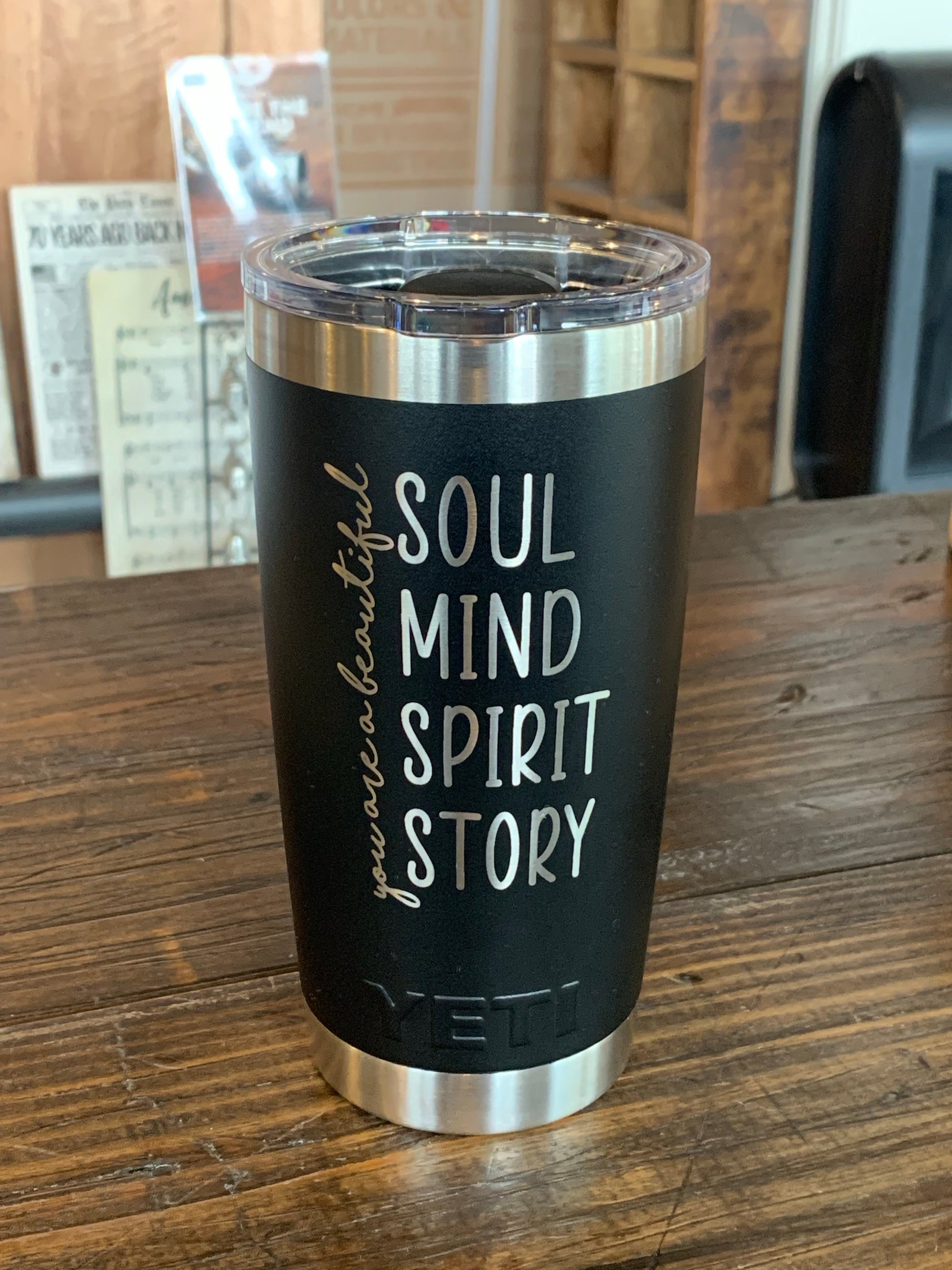 Laser Engraved Authentic YETI Rambler - YOU'RE A BEAUTIFUL - ImpressMeGifts